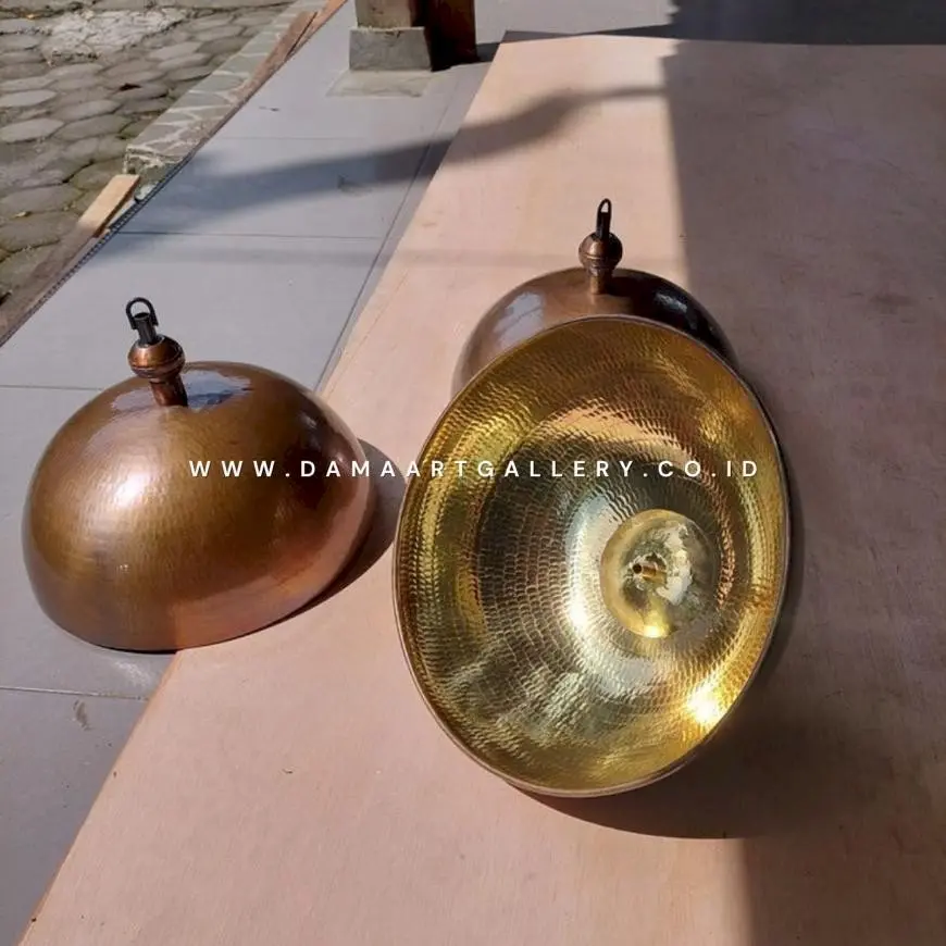 Lampu Gantung Tembaga Kuningan Asli